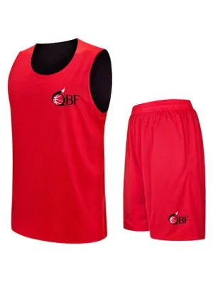 Customized Basketball Uniforms Set Red